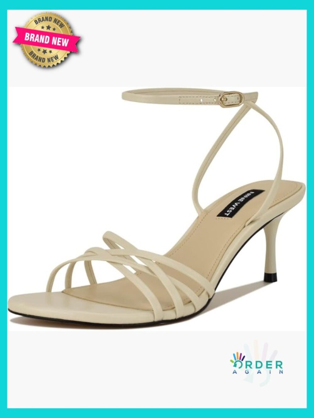 Strappy Kitten Heel Dress Sandals Adjustable Ankle Strap Open Toe